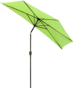 lot 242 image: BLACK Yescom UV50 Fade Resistant Outdoor Patio Umbrella Crank Tilt