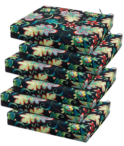 lot 253 image: LOT OF 12 LOVTEX Memory Foam Outdoor Chair Cushions