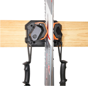 lot 405 image: Ski Wall Mount Space-Saving, Ski and Snowboard Wall Storage Rack
