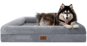 lot 433 image: XL Dog Bed, Orthopedic Washable Dog Bed with Removable Cover