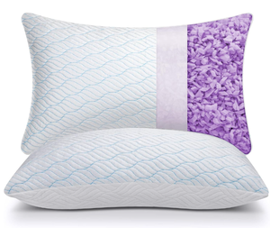 lot 462 image: 2PCS King Size Cooling Pillows, Pillow Shredded Memory Foam