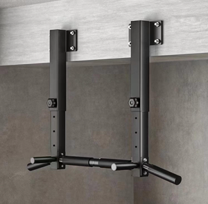 lot 482 image: Wall Joist Mount Pull Up Bar, Beam Mounted Chin Up Bar for Home Gym