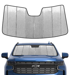 lot 488 image: Car Windshield Sun Shade for 2019-2024 Chevrolet SilveradoGMC Sierra