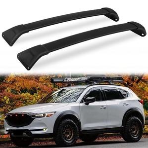 lot 491 image: 2PCS Black Cross Bar for Mazda CX-5 2017 2018 2019 2020 2021 2022 2023 2024 Luggage