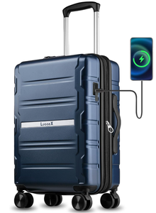 lot 15 image: LUGGEX Carry On Luggage Airline Approved