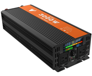 lot 17 image: Power Inverter 3000 Watt, CarOutdoor 12V DC to 110V AC Converter