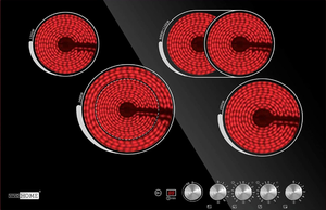 lot 49 image: VIVOHOME 4 Burner 7400W Electric Radiant Cooktop