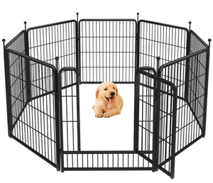 lot 54 image: FXW Rollick Dog Playpen for Yard, RV Camping 8 Panels