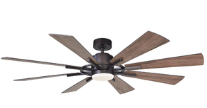 lot 68 image: Parrot Uncle Ceiling Fans with Lights Ceiling Fan with Remote Modern Windmill Fan for Covered Outside