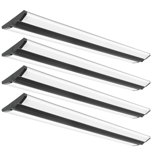 lot 78 image: LOT OF 4 FAITHSAIL 4FT LED Wraparound Light Fixture Ceiling Mount, Ultra Slim 50W LED Garage Light Flush Mount