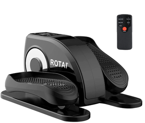 lot 83 image: Under Desk Elliptical Machine for Seniors Rehab Electric Seated Leg Foot Pedal Exerciser Bike