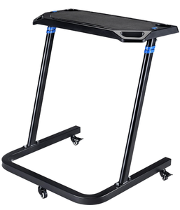 lot 257 image: Adjustable Bike Desk - Rolling Laptop Cart for Stationary Bike or Trainer