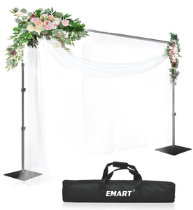 lot 268 image: EMART Heavy Duty Backdrop Stand Adjustable Background Support System Kit
