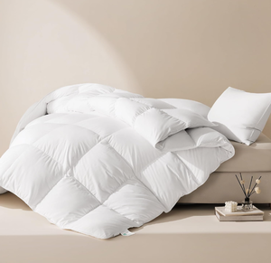 lot 289 image: Twin Size Luxury Goose Feathers Down Comforter