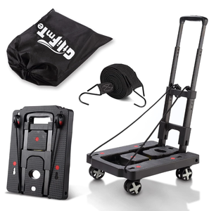 lot 394 image: Folding Hand Truck, Lightweight Hand Truck Dolly Foldable,Luggage cart with 4 Rotate Wheels