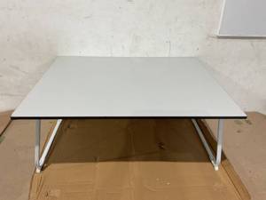 lot 361 image: White Folding Table, Low, Measures 36 x 24