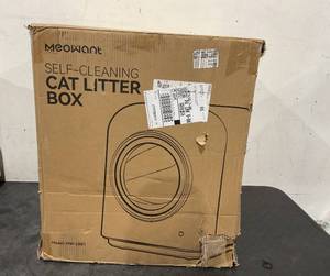 lot 10 image: MeoWant Self Cleaning Cat Litter Box, Fully Enclosed Automatic Litter Box for Multi Cats