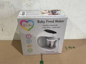lot 198 image: EVLAS Double Baby Food Maker, Food Processor with 2 Steaming Baskets