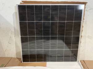 lot 77 image: DOKIO 150 Watt 18 Volt Monocrystalline Solar Panel High Efficiency Module Durable RV Marine Boat Off Grid