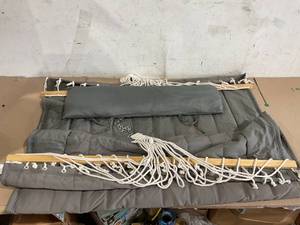 lot 586 image: SUNCREAT Portable Tree Hammock with Hardwood Spreader Bar