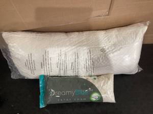 lot 536 image: Premium Pillow for Sleeping - Shredded Memory Foam Fill Washable Cover from Bamboo Derived Rayon