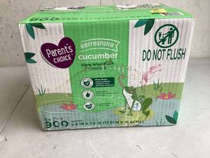 lot 275 image: Parents Choice Cucumber Scent Baby Wipes, 900 Count