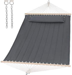 lot 579 image: SUNCREAT Portable Tree Hammock with Hardwood Spreader Bar