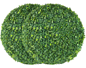 lot 596 image: 2PCS AILANDA 16 Artificial Plant Topiary Ball for Outdoor