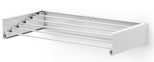 lot 551 image: Laundry Drying Clothes Rack Retractable Clothing Rack Wall Mount Clothes Drying Rack Indoor Outdoor For Hanging Heavy Duty Laundry