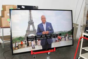 lot 4 image: Sharp PN-LE901 1080p Professional  Commercial-Grade Widescreen 169 HD HDTV Television  TV  Monitor  LCD Display