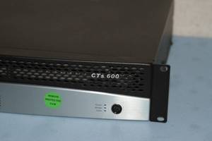 lot 11 image: Crown CTS 600 Two-Channel 300-Watt Commercial  Pro Audio Power Amplifier