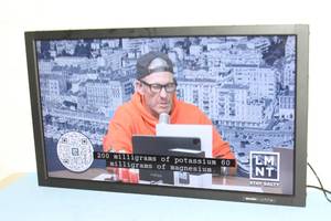 lot 36 image: Sharp PN-465U HDTV 46 Commercial  Industrial HEAVY Duty LCD Display  Widescreen 169 Monitor 1080p