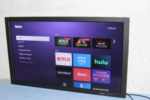 lot 37 image: Sharp PN-465U HDTV 46 Commercial  Industrial HEAVY Duty LCD Display  Widescreen 169 Monitor 1080p
