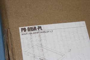 lot 38 image: New - Middle Atlantic PD-915R-PL 9 Outlet 15 Amp Rack Mount Rackmount Power Strip w Pilot Light  Power Distribution