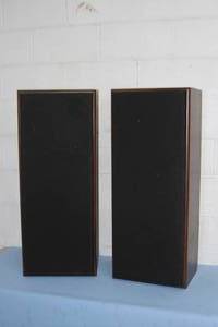 lot 48 image: PAIR of MCS-Series 683-8861 3-Way Passive Radiator Audio Speakers  Loudspeakers