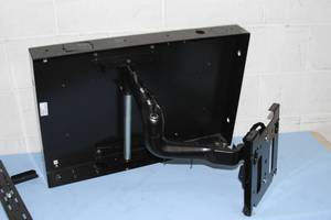 lot 57 image: Chief Low-Profile In-Wall Full Motion Low-Profile Articulating Swing-Arm Wall Mount AND Wall Recessed Enclosure