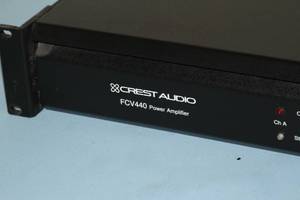 lot 59 image: Crest Audio FCV-Series FCV440 FCV-440 Pro Audio Stereo Power Amplifier