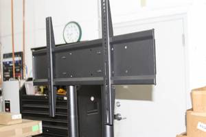 lot 94 image: NB Mobile TV Cart Television Stand with Wheels for 55-85 Flat Panel Display Monitors up to 200 lbs - AVA1800-70-1P