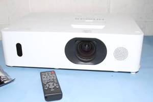 lot 108 image: Hitachi CP-WU5505 WUXGA 5000-Lumen HD Home Theater LCD Projector  Projection System
