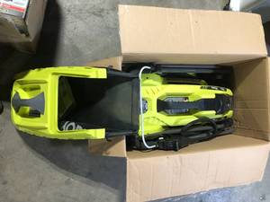 RYOBI 13 in. 11 Amp Corded Electric Walk Behind Push Mower Customer Returns See Pictures
