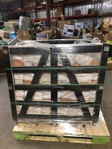32 Boxes of MSI Arctic White Splitface Ledger Panel 9 in. x 24 in. Quartzite Wall Tile (4.5 sq. ft.Case) Customer Returns See Pictures