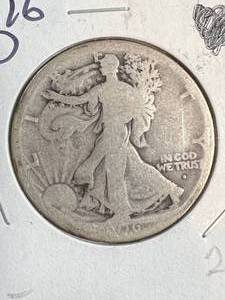 lot 10 image: 1916-D US WALKING LIBERTY HALF DOLLAR