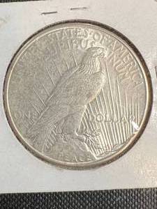 lot 19 image: 1926-S US PEACE SILVER DOLLAR BU