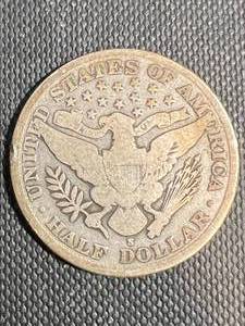 lot 24 image: 1905-S US BARBER HALF DOLLAR