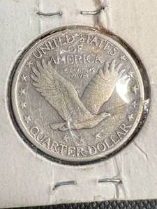 lot 52 image: 1930 US STANDING LIBERTY QUARTER