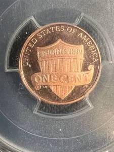 lot 68 image: 2016-S US SHIELD CENT PCGS PR69RD DCAM