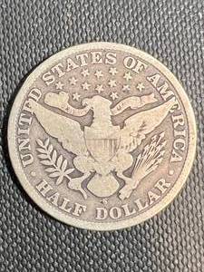 lot 69 image: 1907-S US BARBER HALF DOLLAR