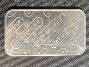 lot 93 image: 1 TROY OZ .999 FINE SILVER ENGELHARD BAR