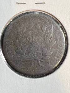 lot 96 image: 1803 US DRAPED BUST LARGE CENT