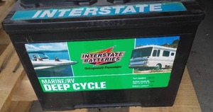 Interstate RV  Marine Deep Cycle Battery.&nbsp